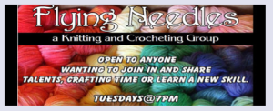 knitting event at the library